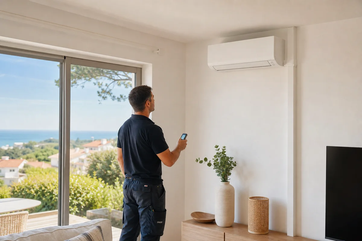 Installation de climatisation à Biarritz — prestation