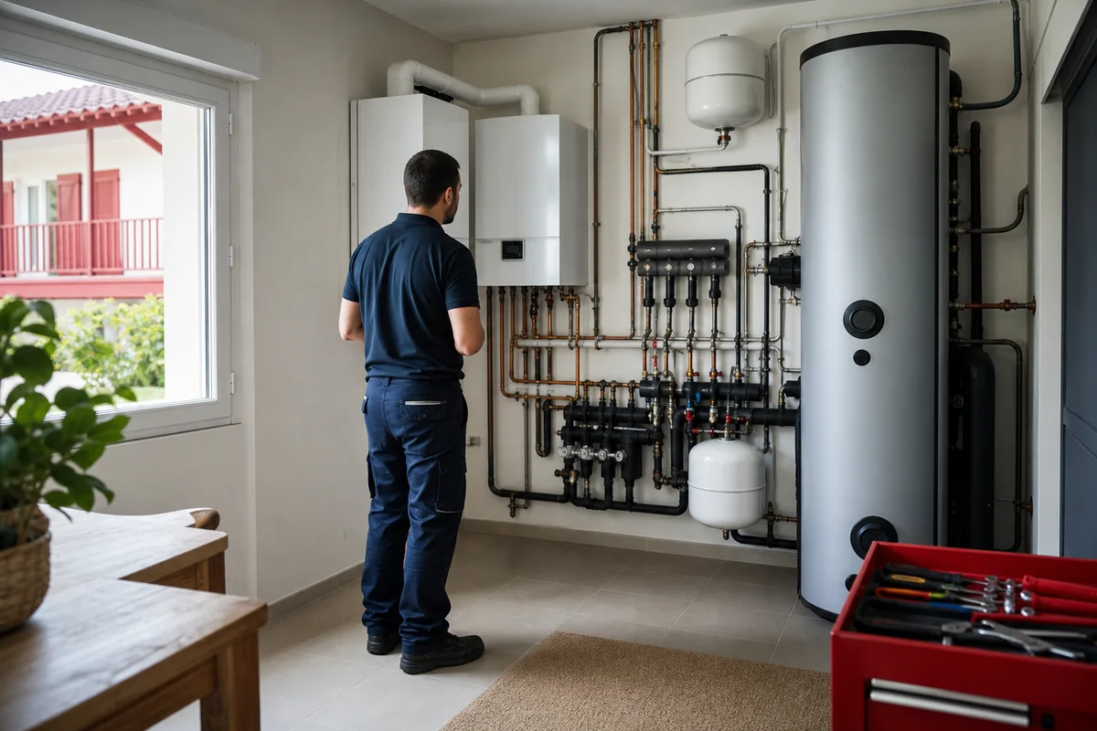 Dépannage chauffage à Biarritz — prestation