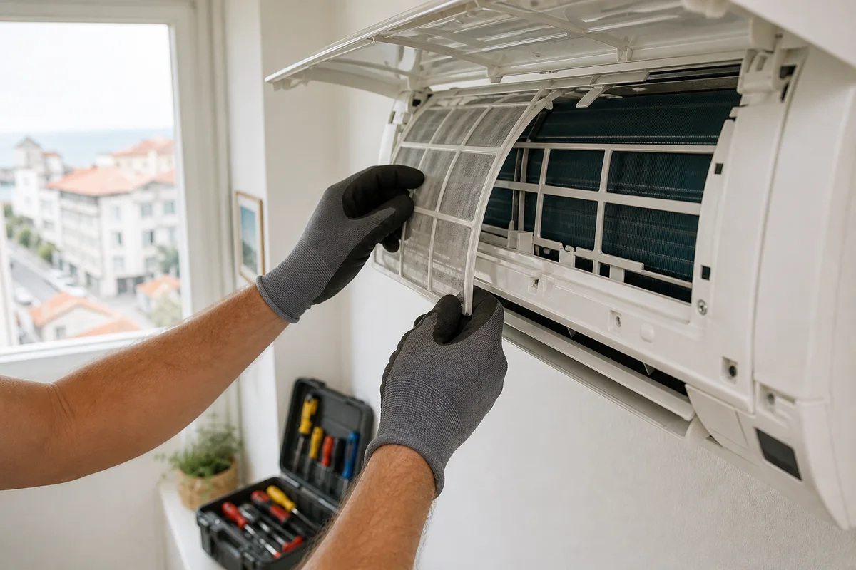 Entretien de climatisation à Biarritz — prestation
