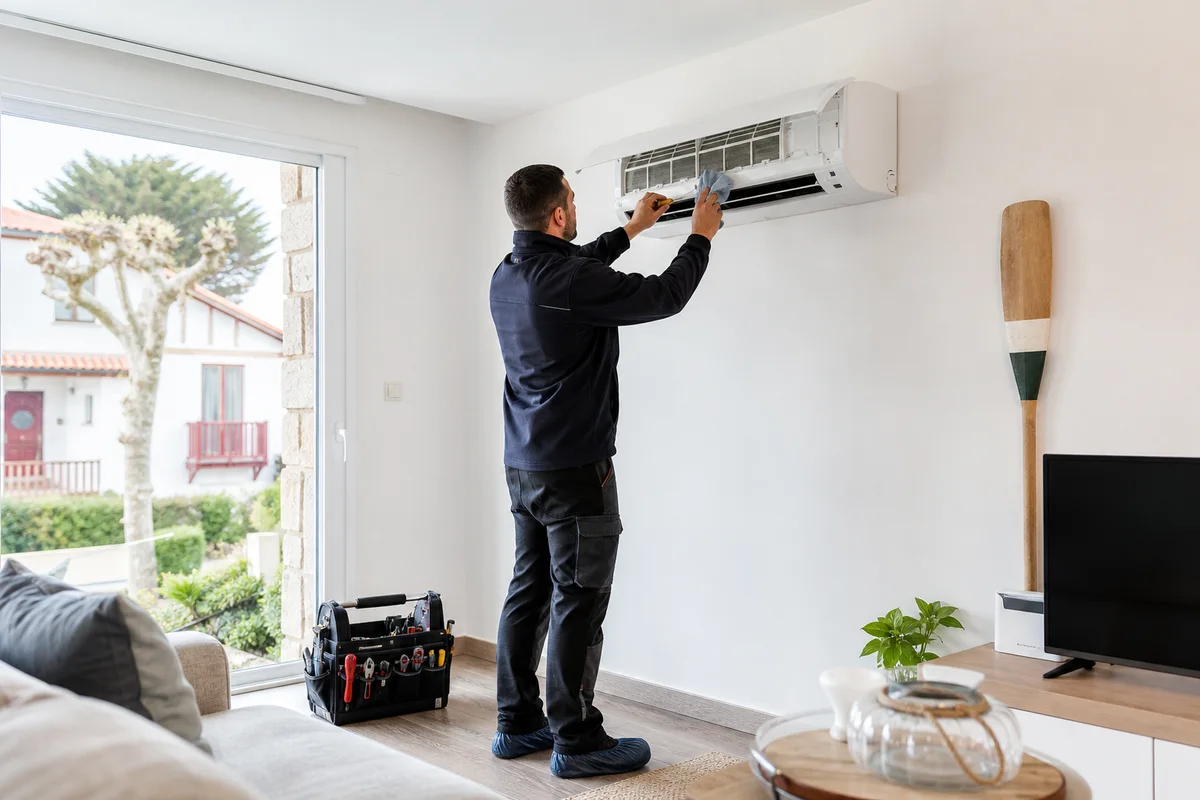 Entretien de climatisation à Biarritz — prestation