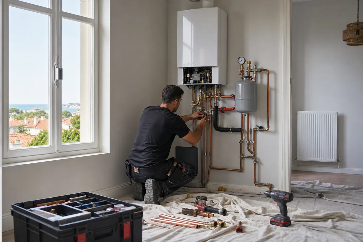 Installation de chauffage à Biarritz — prestation